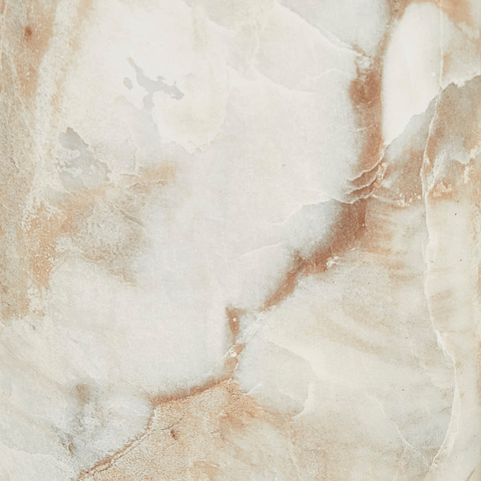Lucia Curve Side Table - Faux Mocha Marble