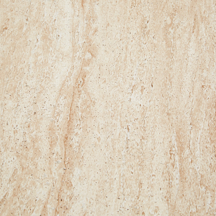 Lucia Curve Side Table - Faux Natural Travertine