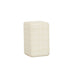 Seville Tiled Side Table 31 x 31 x 50cm - Buff
