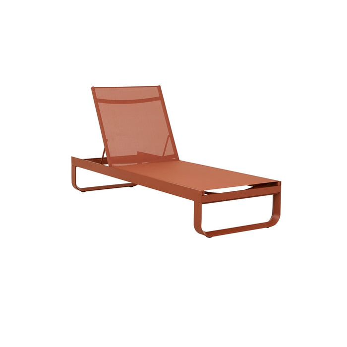 Pier Curve Sunbed - Terracotta