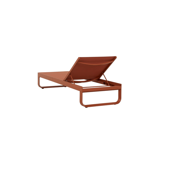 Pier Curve Sunbed - Terracotta