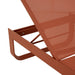 Pier Curve Sunbed - Terracotta