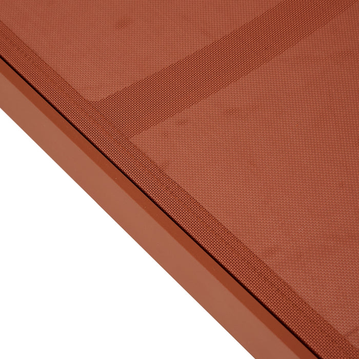 Pier Curve Sunbed - Terracotta