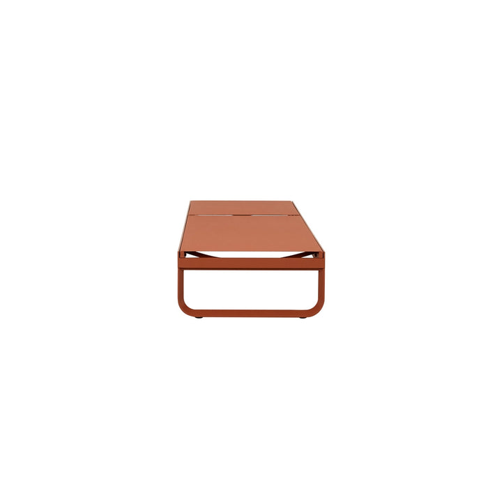 Pier Curve Sunbed - Terracotta