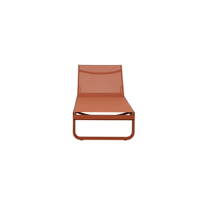 Pier Curve Sunbed - Terracotta