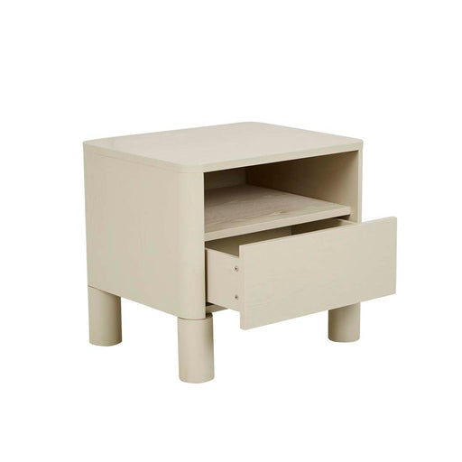 Artie Open Bedside - Putty