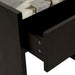 Elsie Bedside - Matt Ocean Marble - Matt Dark Oak