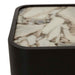 Elsie Bedside - Matt Ocean Marble - Matt Dark Oak