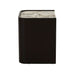 Elsie Bedside - Matt Ocean Marble - Matt Dark Oak