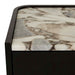 Elsie Bedside - Matt Ocean Marble - Matt Dark Oak