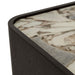 Elsie Bedside - Matt Ocean Marble - Matt Dark Oak