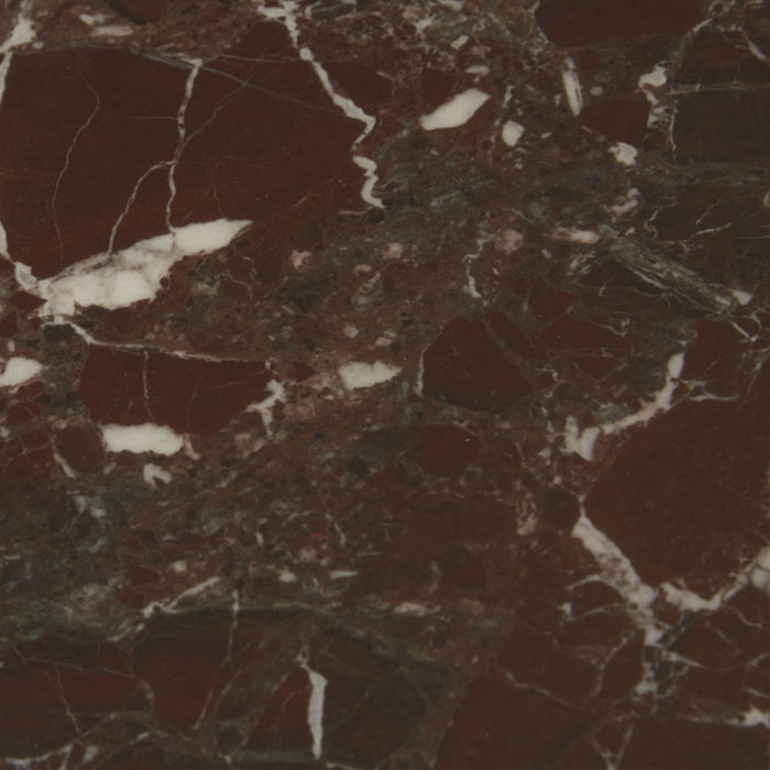 Elsie Bedside - Matt Rouge Marble - Smoked Ash