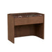 Elsie Bedside - Matt Rouge Marble - Smoked Ash