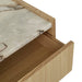 Elsie Bedside - Matt Ocean Marble - Natural Ash