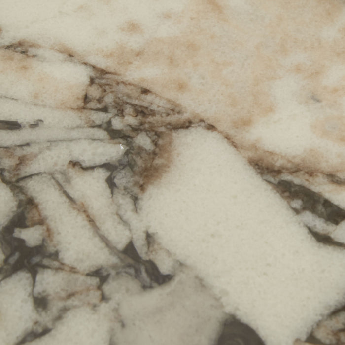 Elsie Bedside - Matt Ocean Marble - Smoked Ash