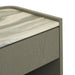 Elsie Bedside - Marine Marble - Thyme