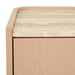 Elsie Bedside - Satin Onyx Travertine - Apricot