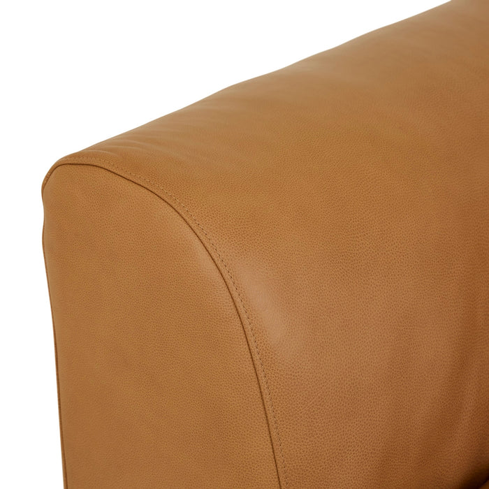 Alison Corner Sofa - Pecan Leather