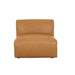Alison 1 Seater Centre Sofa - Pecan Leather