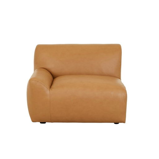 Alison 1 Seater Left Arm Sofa - Pecan Leather