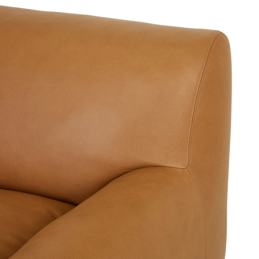 Alison 1 Seater Right Arm Sofa - Pecan Leather