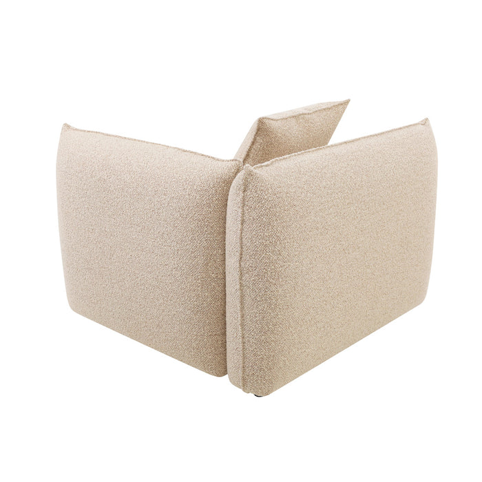 Felix Crest 1 Seater Right Corner Sofa - Moonbeam