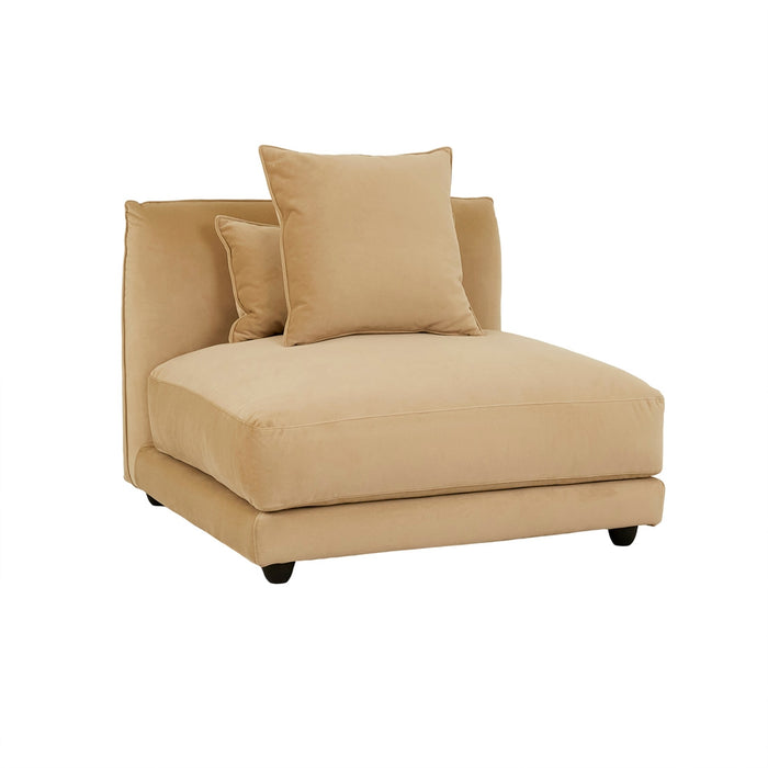 Felix Crest 1 Seater Centre Sofa - Cardamom Velvet
