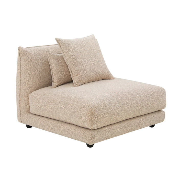 Felix Crest 1 Seater Centre Sofa - Moonbeam