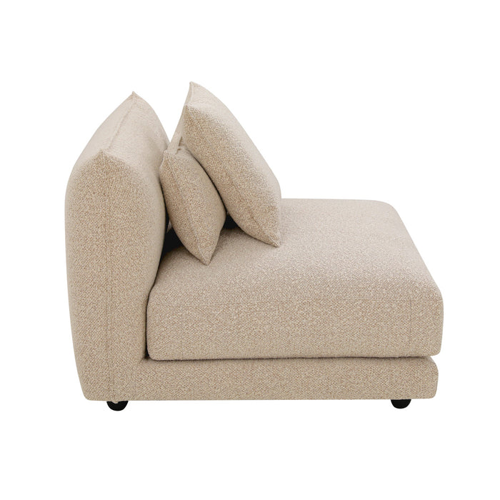 Felix Crest 1 Seater Centre Sofa - Moonbeam