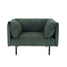 Felix Fold Sofa Chair - Evergreen