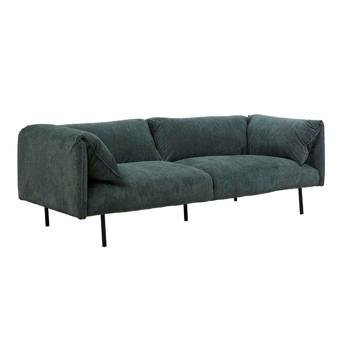 Felix Fold 3 Seater Sofa - Evergreen