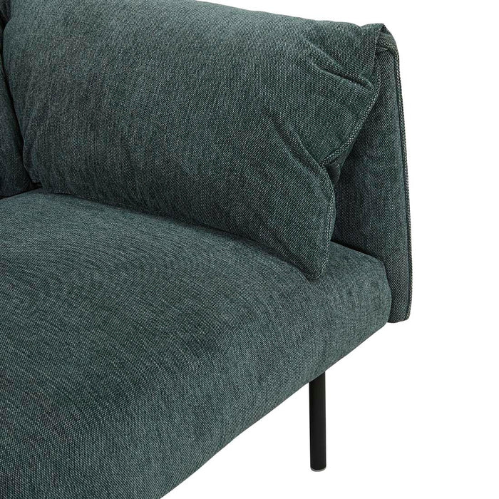 Felix Fold 3 Seater Sofa - Evergreen