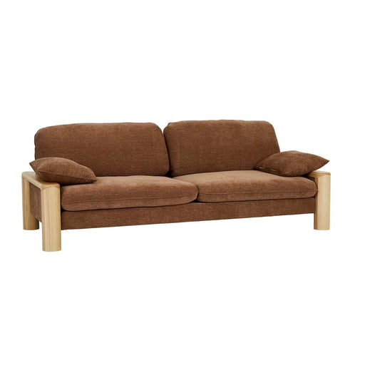Hugo Remy 3 Seater Sofa - Copeland Hazel - Natural Ash