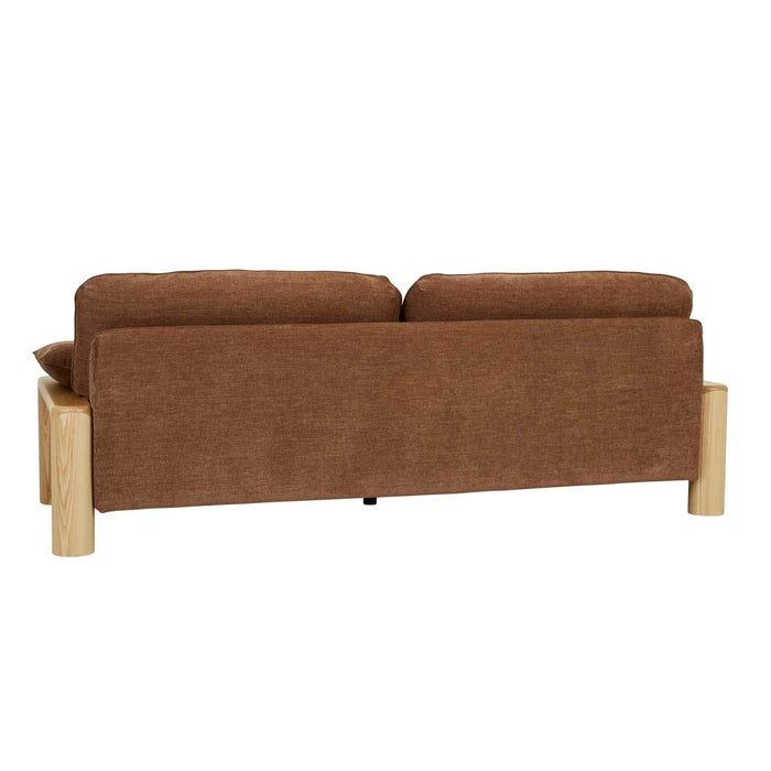 Hugo Remy 3 Seater Sofa - Copeland Hazel - Natural Ash