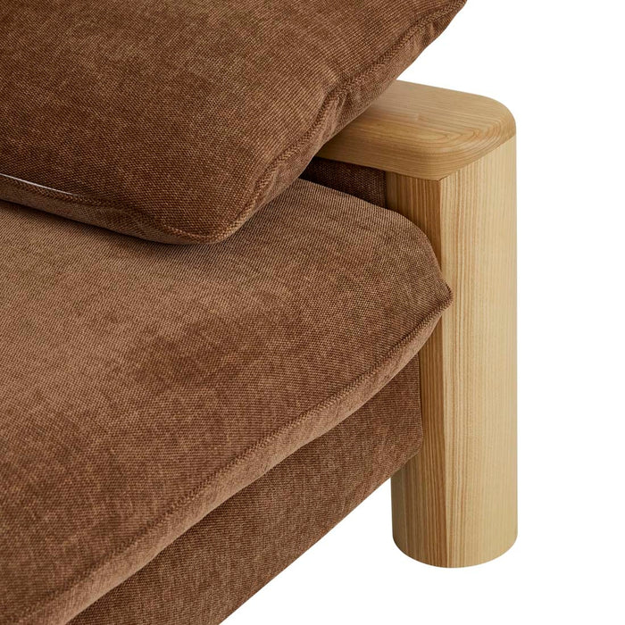 Hugo Remy 3 Seater Sofa - Copeland Hazel - Natural Ash