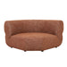 Juno Cloud Round Corner Sofa - Brick