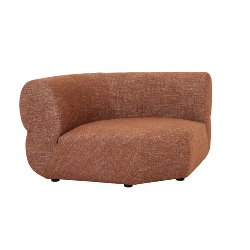 Juno Cloud Round Corner Sofa - Brick
