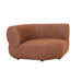 Juno Cloud Round Corner Sofa - Brick