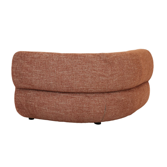Juno Cloud Round Corner Sofa - Brick