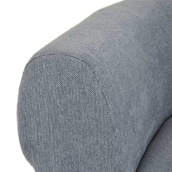 Juno Cloud Round Corner Sofa - Vista Blue