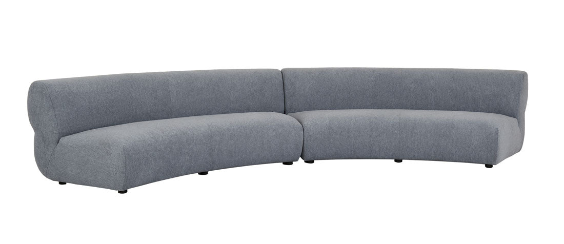 Juno Cloud 2 Seater Arc Sofa - Vista Blue
