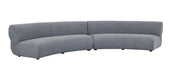 Juno Cloud 2 Seater Arc Sofa - Vista Blue