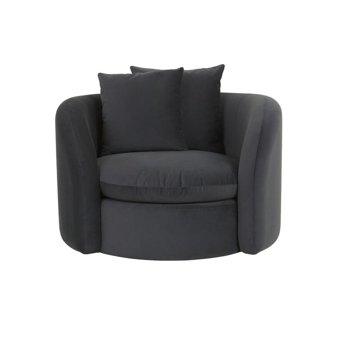Juno Orb Sofa Chair - Nocturne Velvet