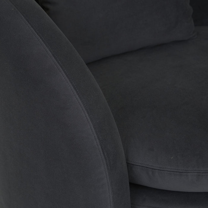Juno Orb Sofa Chair - Nocturne Velvet