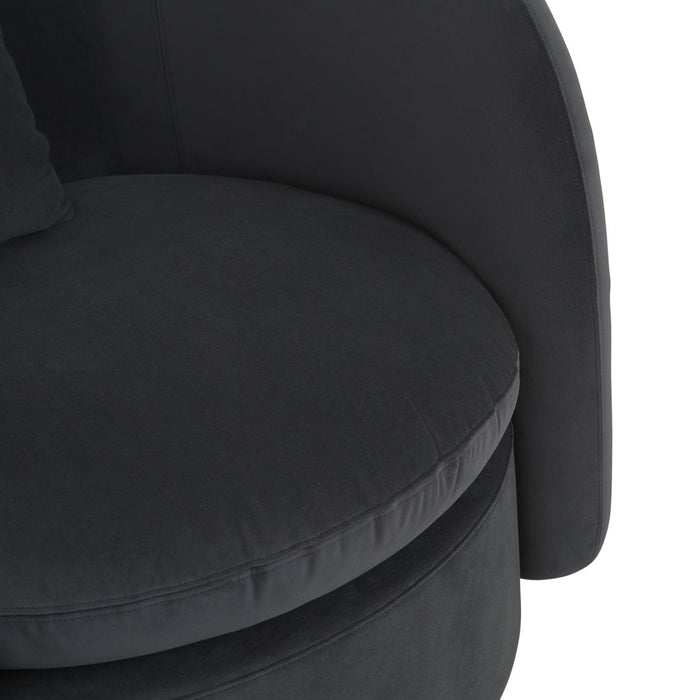 Juno Orb Sofa Chair - Nocturne Velvet
