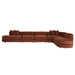 Madrid Curve Corner Sofa - Chestnut