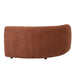 Madrid Curve Corner Sofa - Chestnut