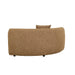 Madrid Curve Corner Sofa - Toffee Weave