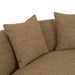 Madrid Curve Corner Sofa - Toffee Weave