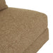 Madrid Curve Left Chaise Sofa - Toffee Weave
